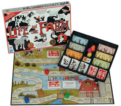 LIFE ON THE FARM  BOARD GAME